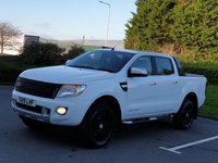 USED 2015 15 FORD RANGER 2.2 LIMITED 4X4 DCB TDCI 4d 148 BHP LEATHER + R, CAMERA ** NO VAT **