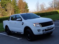 USED 2015 15 FORD RANGER 2.2 LIMITED 4X4 DCB TDCI 4d 148 BHP LEATHER + R, CAMERA ** NO VAT **