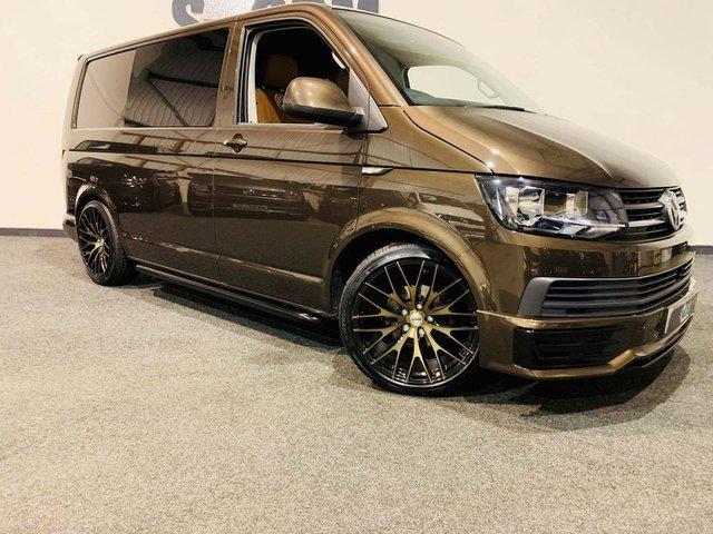 2018 68 Volkswagen Transporter swb a/c day van full width r&r bed 2018 150 bhp map