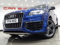USED 2014 14 AUDI Q7 3.0 V6 TDI (242 BHP) S LINE SPORT EDITION QUATTRO TIPTRONIC..7 SEATS..PAN ROOF..V12 BODYKIT PANROOF+BODYKIT+RCAM+PARK+PRIVACY+XENON+LEATHER+NAV