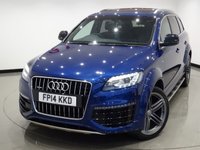 USED 2014 14 AUDI Q7 3.0 V6 TDI (242 BHP) S LINE SPORT EDITION QUATTRO TIPTRONIC..7 SEATS..PAN ROOF..V12 BODYKIT PANROOF+BODYKIT+RCAM+PARK+PRIVACY+XENON+LEATHER+NAV