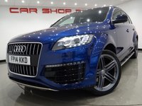 USED 2014 14 AUDI Q7 3.0 V6 TDI (242 BHP) S LINE SPORT EDITION QUATTRO TIPTRONIC..7 SEATS..PAN ROOF..V12 BODYKIT PANROOF+BODYKIT+RCAM+PARK+PRIVACY+XENON+LEATHER+NAV