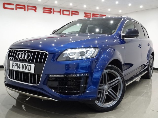 2014 14 Audi Q7 3.0 V6 TDI (242 BHP) S LINE SPORT EDITION QUATTRO TIPTRONIC..7 SEATS..PAN ROOF..V12 BODYKIT