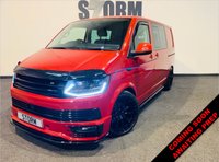 USED 2018 68 VOLKSWAGEN TRANSPORTER | NO 77 | 2018 68 T6 SWB 2.0 T30 TDI - KOMBI - SPORTLINE STYLING - HIGHLINE - 150 BHP - MANUAL - 26K MILES ** CUSTOMIZED BY STORM **