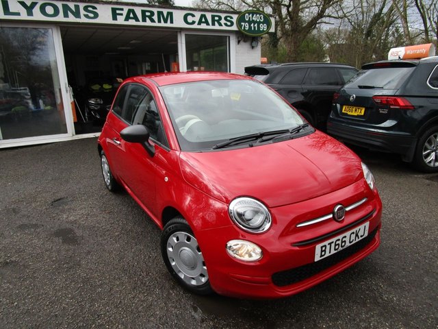 2016 66 Fiat 500 1.2 POP 3d 69 BHP NEW SHAPE
