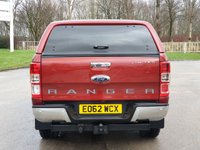 USED 2012 62 FORD RANGER 2.2 LIMITED 4X4 DCB TDCI 4d 148 BHP SAT NAV+R, CAMERA + CANOPY+2 KEYS
