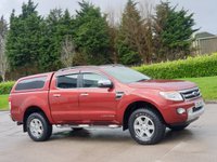 USED 2012 62 FORD RANGER 2.2 LIMITED 4X4 DCB TDCI 4d 148 BHP SAT NAV+R, CAMERA + CANOPY+2 KEYS