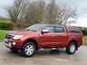 USED 2012 62 FORD RANGER 2.2 LIMITED 4X4 DCB TDCI 4d 148 BHP SAT NAV+R, CAMERA + CANOPY+2 KEYS
