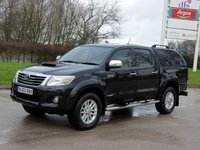 USED 2012 62 TOYOTA HI-LUX 3.0 INVINCIBLE 4X4 D-4D DCB 169 BHP TIMING BELT KIT CHANGED @90K