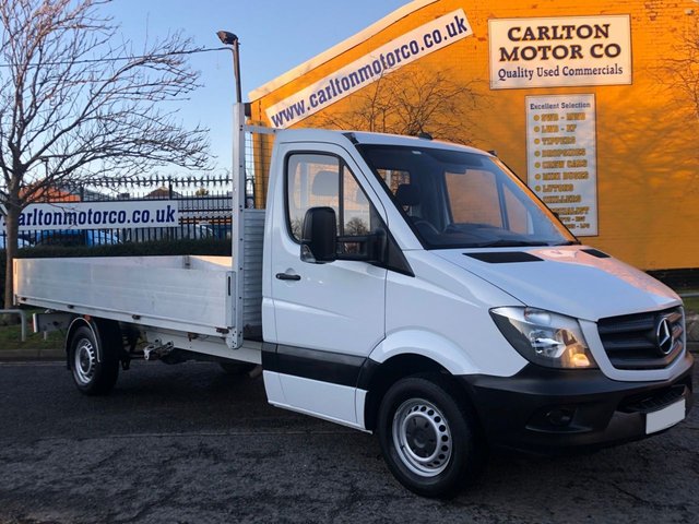 2016 16 Mercedes-Benz Sprinter 313 CDI 130 DROPSIDE / PICKUP 13ft ALLOY BODY RWD 