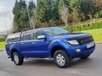 USED 2013 13 FORD RANGER 2.2 XLT 4X4 DCB TDCI 4d 148 BHP NO VAT** NO VAT ** GLASS CANOPY