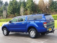 USED 2013 13 FORD RANGER 2.2 XLT 4X4 DCB TDCI 4d 148 BHP NO VAT** NO VAT ** GLASS CANOPY
