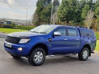 USED 2013 13 FORD RANGER 2.2 XLT 4X4 DCB TDCI 4d 148 BHP NO VAT** NO VAT ** GLASS CANOPY