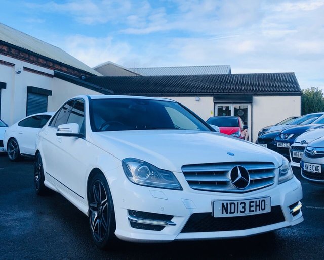 2013 13 Mercedes-Benz C Class 2.1 C220 CDI BLUEEFFICIENCY AMG SPORT PLUS 4d 168 BHP