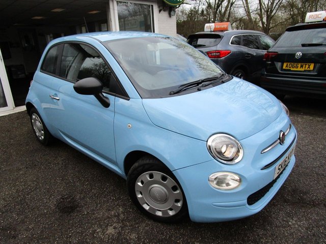 2016 16 Fiat 500 1.2 POP 3d 69 BHP NEW SHAPE