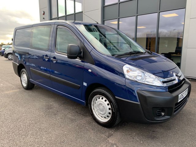 2013 63 Citroen Dispatch 2.0 1200 L2 H1 LWB CREWVAN '6 SEATS' HDI 130PS