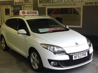 USED 2013 63 RENAULT MEGANE 1.5 DCI DYNAMIQUE TOMTOM ENERGY ESTATE **   SATNAV  **    .....Leather