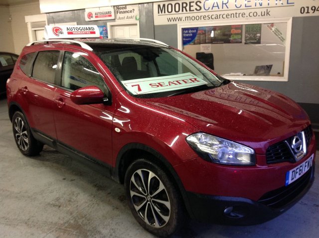 2012 61 Nissan Qashqai+2 1.5 DCI N-TEC   7 SEATER