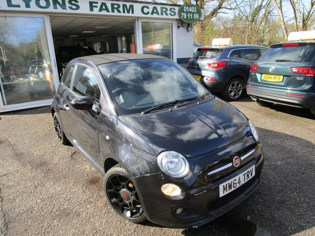 2015 64 Fiat 500 1.2 CONVERTIBLE S (SPORT) 3d 69 BHP