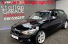 USED 2013 63 BMW 1 SERIES 1.6 114I SE 3d 101 BHP 3 DOOR BLACK 1 SERIES WITH WHEEL UPGRADE