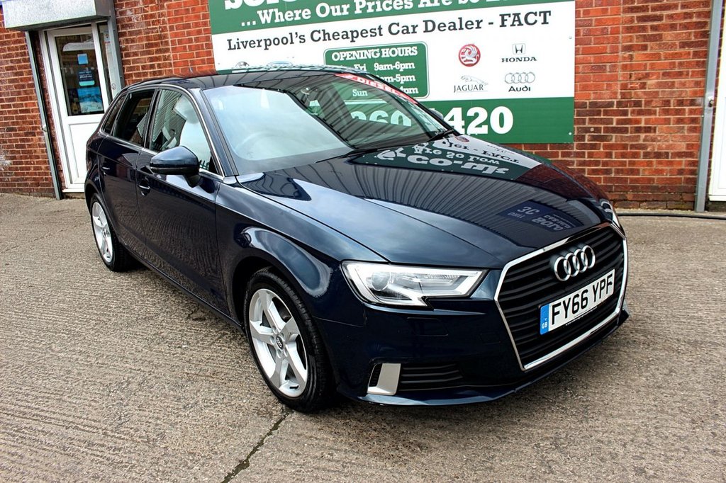 2016 66 AUDI A3 1.6 TDI SPORT 5d AUTO 109 BHP
