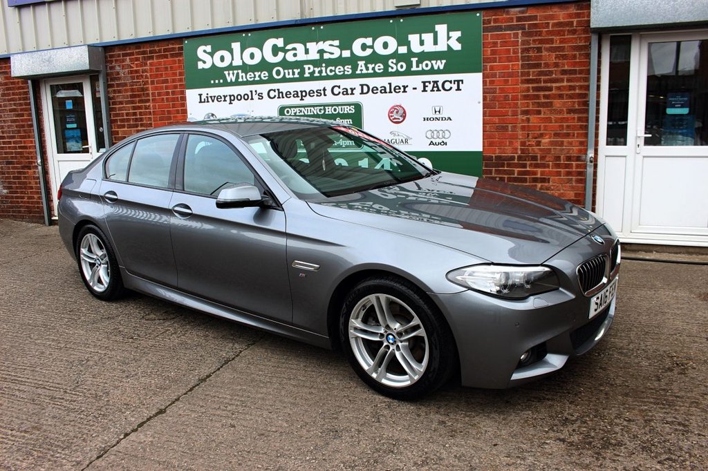 2016 16 BMW 5 SERIES 2.0 520D M SPORT 4d AUTO 188 BHP