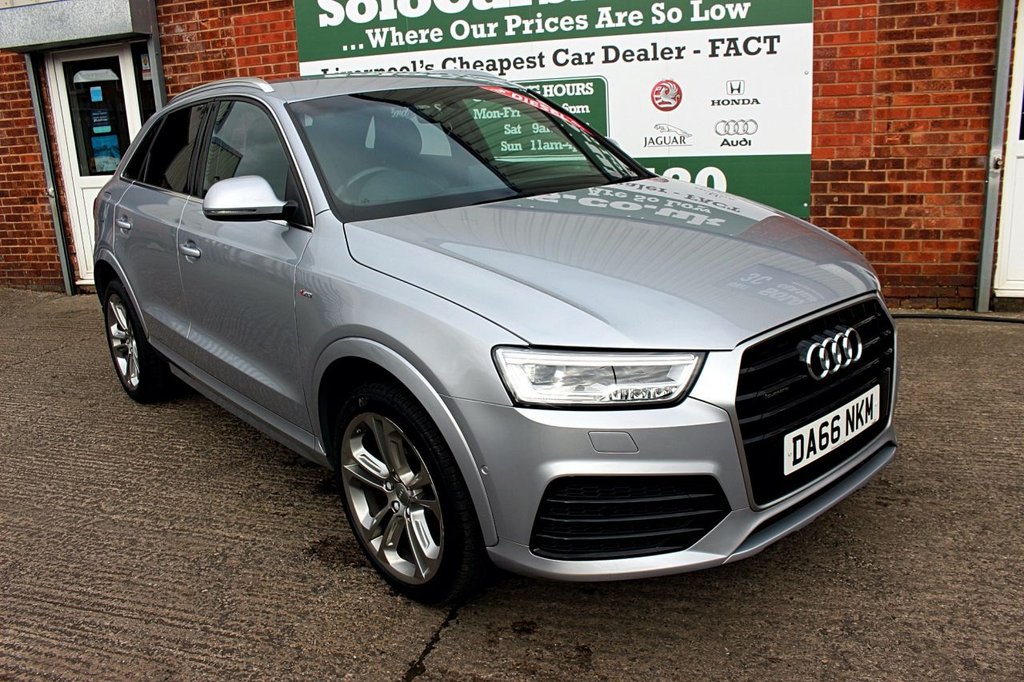 2016 66 AUDI Q3 2.0 TDI QUATTRO S LINE PLUS 5d AUTO 148 BHP
