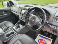 USED 2015 65 VOLKSWAGEN AMAROK 2.0 DC TDI HIGHLINE 4MOTION 180 BHP ** NO VAT ** FULL LEATHER +SAT NAV