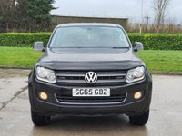 USED 2015 65 VOLKSWAGEN AMAROK 2.0 DC TDI HIGHLINE 4MOTION 180 BHP ** NO VAT ** FULL LEATHER +SAT NAV