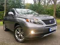 USED 2012 12 LEXUS RX 3.5 450H ADVANCE HYBRID /PAN ROOF 5d AUTO 295 BHP ONLY 40,000 MILES / NO ULEZ CHARGE/ FULL LEXUS SERVICE HISTORY/PANORAMIC SUNROOF/FULL LEATHER FANTASTIC SERVICE HISTORY X6 LEXUS MAIN DEALER SERVICES , LAST SERVICED @38,061 MILES WONDERFULL CONDITION //JUST MOT'D