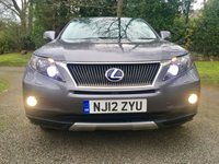 USED 2012 12 LEXUS RX 3.5 450H ADVANCE HYBRID /PAN ROOF 5d AUTO 295 BHP ONLY 40,000 MILES / NO ULEZ CHARGE/ FULL LEXUS SERVICE HISTORY/PANORAMIC SUNROOF/FULL LEATHER FANTASTIC SERVICE HISTORY X6 LEXUS MAIN DEALER SERVICES , LAST SERVICED @38,061 MILES WONDERFULL CONDITION //JUST MOT'D