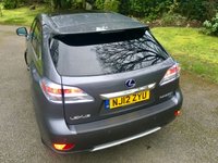 USED 2012 12 LEXUS RX 3.5 450H ADVANCE HYBRID /PAN ROOF 5d AUTO 295 BHP ONLY 40,000 MILES / NO ULEZ CHARGE/ FULL LEXUS SERVICE HISTORY/PANORAMIC SUNROOF/FULL LEATHER FANTASTIC SERVICE HISTORY X6 LEXUS MAIN DEALER SERVICES , LAST SERVICED @38,061 MILES WONDERFULL CONDITION //JUST MOT'D