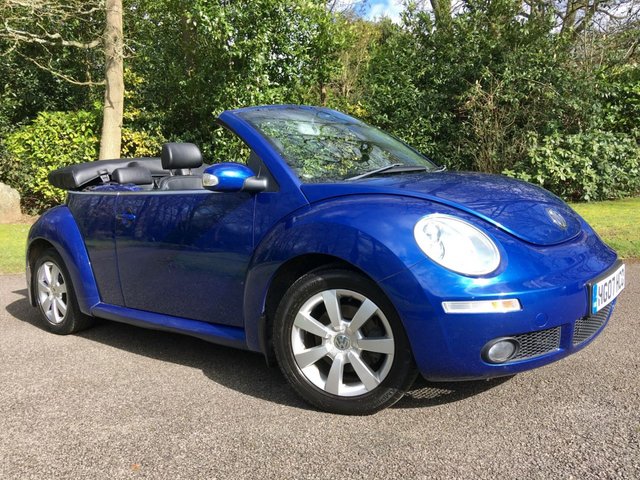 2007 07 Volkswagen Beetle 2.0 CABRIOLET 8V TIPTRONIC 2d AUTO 114 BHP 1 FAMILY OWNED / ONLY 63,000 MILES / FULL LEATHER