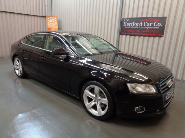 2010 60 Audi A5 2.0 SPORTBACK TDI SE 5d 168 BHP