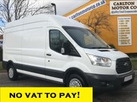 USED 2014 14 FORD TRANSIT 350 TDCi 125 TREND L3 H3 [ NO VAT TO PAY ] LWB HIGH ROOF P/V FWD 