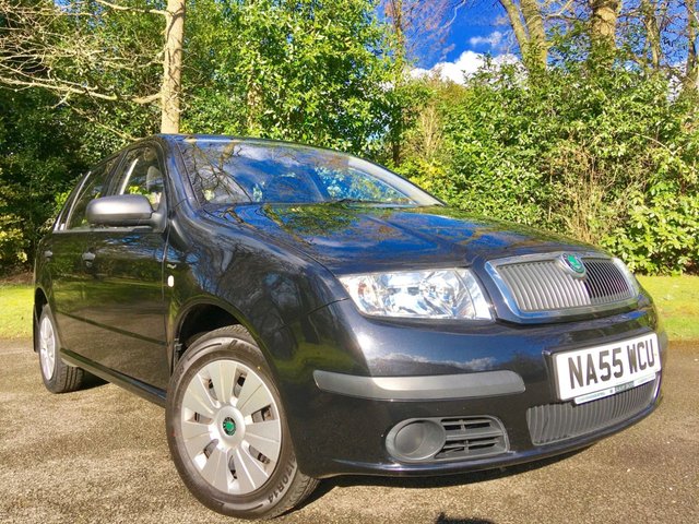 2005 55 Skoda Fabia 1.2 CLASSIC HTP 5d 54 BHP ONLY 37,131 MILES / ONLY 2 OWNERS/X12 SKODA SERVICE STAMPS