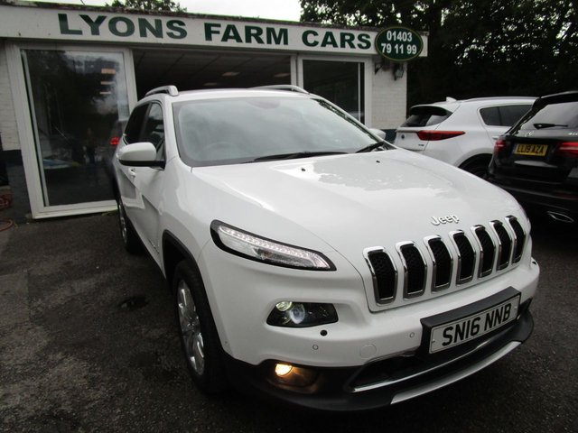 2016 16 Jeep Cherokee 2.2 M-JET II LIMITED AUTOMATIC 4x4 5d 197 BHP FOUR WHEEL DRIVE
