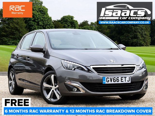 2017 66 PEUGEOT 308 1.2 PURETECH S/S ALLURE 5d 130 BHP