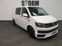 USED 2017 67 VOLKSWAGEN TRANSPORTER T6 SWB 2.0 T28 TDI - DAY VAN - R & R BED - SPORTLINE STYLING - STARTLINE - 150 BHP - MANUAL - 37K MILES 
