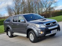 USED 2011 61 TOYOTA HI-LUX 2.5 HL3 4X4 D-4D DCB 142 BHP FULL SERVICE HISTORY ** CANOPY