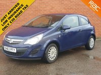 USED 2013 63 VAUXHALL CORSA 1.0 S ECOFLEX 3d 64 BHP 