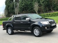 USED 2013 62 TOYOTA HI-LUX 3.0 INVINCIBLE 4X4 D-4D DCB 169 BHP 1 DR OWNER + SATNAV + LEATHER