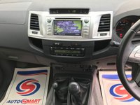 USED 2013 62 TOYOTA HI-LUX 3.0 INVINCIBLE 4X4 D-4D DCB 169 BHP 1 DR OWNER + SATNAV + LEATHER