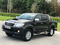 USED 2013 62 TOYOTA HI-LUX 3.0 INVINCIBLE 4X4 D-4D DCB 169 BHP 1 DR OWNER + SATNAV + LEATHER