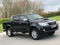 USED 2013 62 TOYOTA HI-LUX 3.0 INVINCIBLE 4X4 D-4D DCB 169 BHP 1 DR OWNER + SATNAV + LEATHER
