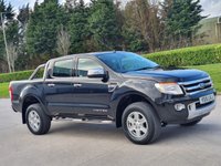 USED 2015 15 FORD RANGER 2.2 LIMITED 4X4 DCB TDCI 4d 148 BHP SAT NAV + LEATHER + BLUETOOTH + ++