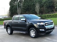 USED 2016 16 FORD RANGER 2.2 LIMITED 4X4 DCB TDCI 4d 158 BHP FULL FORD MAIN DEALER  HISTORY !!