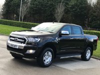 USED 2016 16 FORD RANGER 2.2 LIMITED 4X4 DCB TDCI 4d 158 BHP FULL FORD MAIN DEALER  HISTORY !!