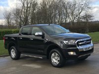 USED 2016 16 FORD RANGER 2.2 LIMITED 4X4 DCB TDCI 4d 158 BHP FULL FORD MAIN DEALER  HISTORY !!