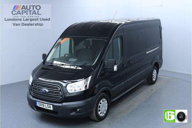 2019 19 FORD TRANSIT 2.0 350 Trend L3 H2 Auto 130 BHP 6 Seats Combi Euro 6 Low Emission